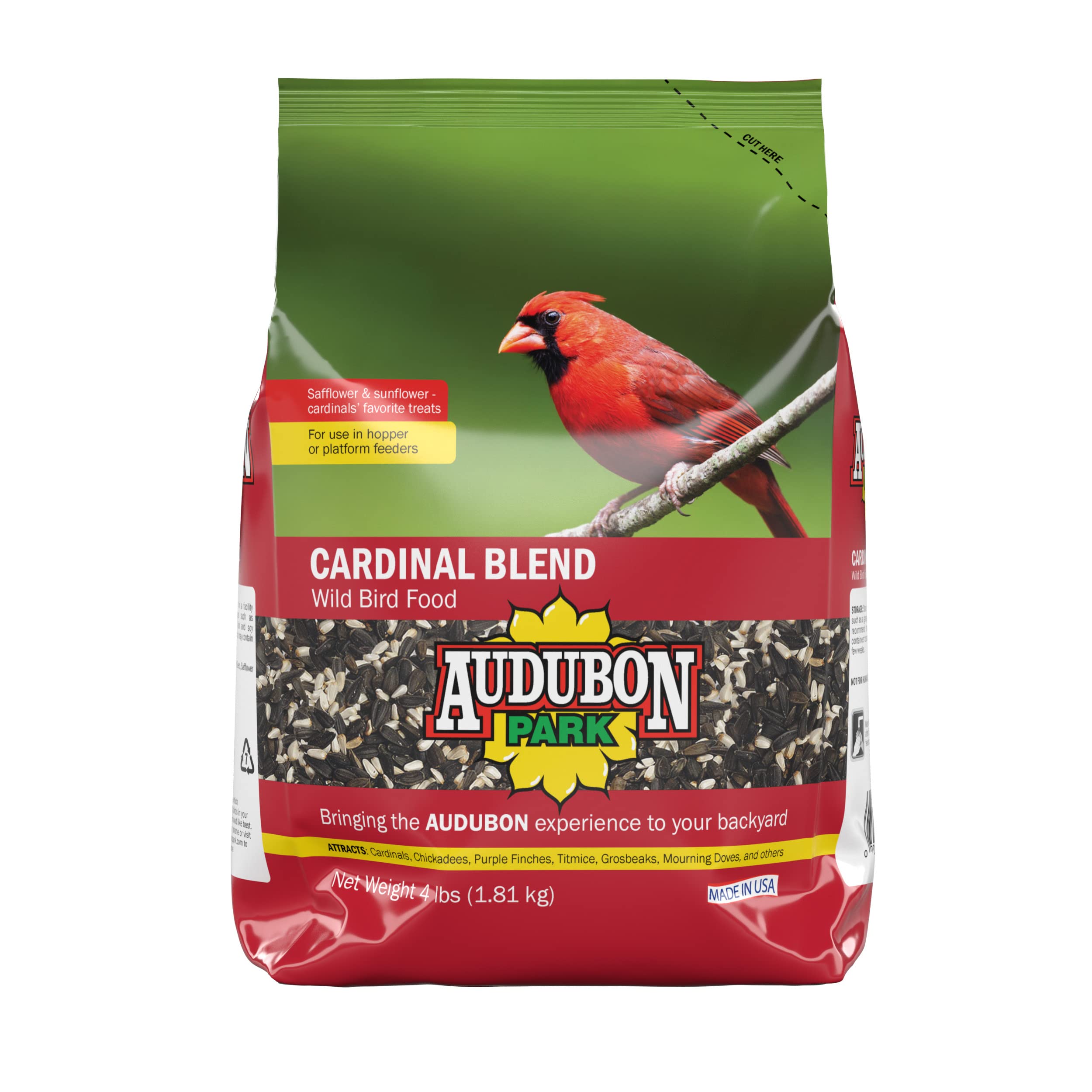 Semillas favoritas del cardenal copete rojo