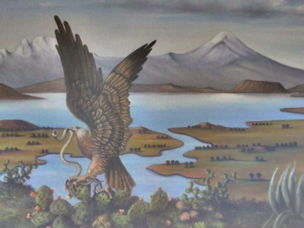 Qué significa el águila el nopal y la serpiente de la bandera de México