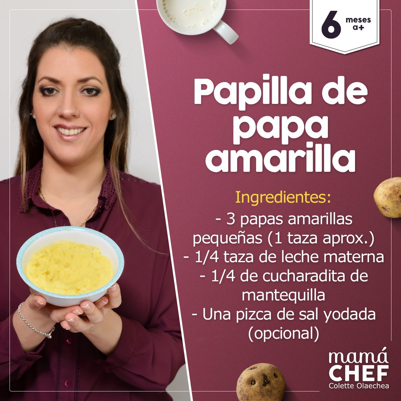 Paso a paso: Preparación de papilla