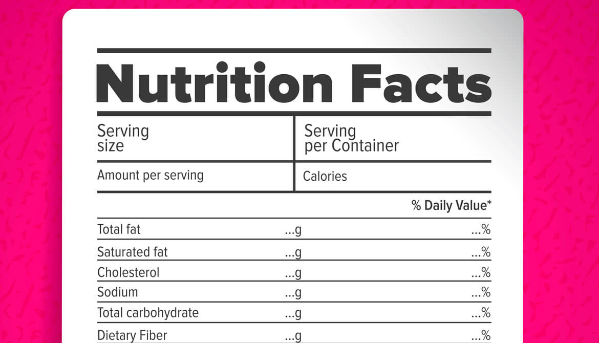 Imagen de tabla con componentes nutricionales